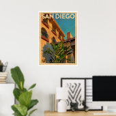 San Diego Travel Poster (Thuiskantoor)