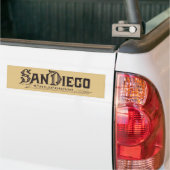 San Diego  Typeface Bumpersticker (Op Truck)