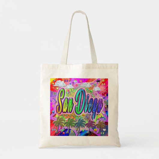 San Diego Vista Express-Canvas tas (Achterkant)