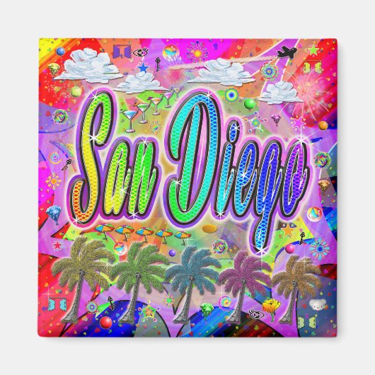 San Diego Vista Express Magnet (Devant)