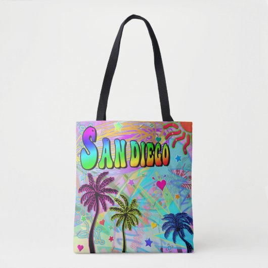 San Diego Vivid Romance Canvas tas (Voorkant)