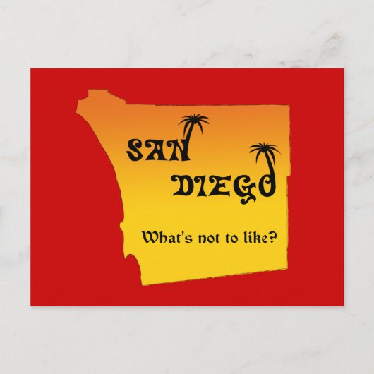 San Diego - wat is er niet leuk om te doen? Briefkaart (Voorkant)