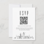 San Diego Wedding QR-code RSVP (Voorkant)
