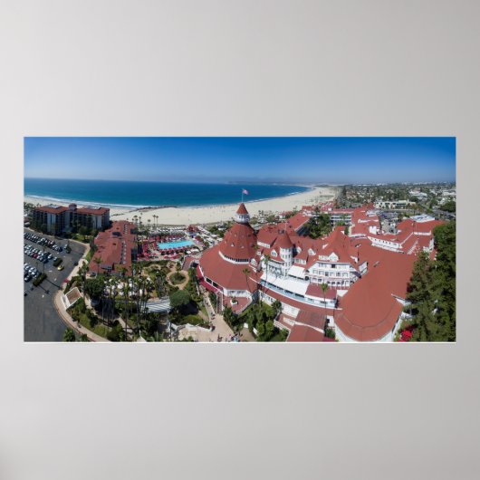 San Diego's Hotel Del Coronado Poster (Voorkant)