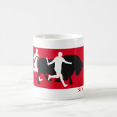 San Fermin, Pamplona: het rijden met de stieren; Koffiemok (Center)