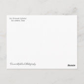 San Fernando Cathedral Briefkaart (Achterkant)