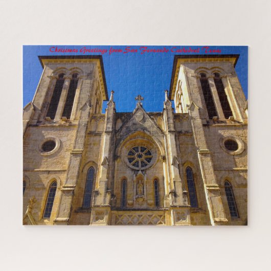 San Fernando Cathedral Texas, kerstcadeautjes Legpuzzel (Horizontaal)