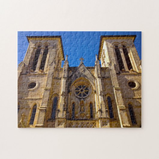 San Fernando Cathedral Texas. Legpuzzel (Horizontaal)