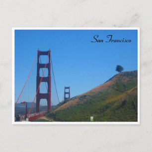 san fran golden gate - grens briefkaart