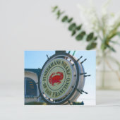 san fran wharf - teken briefkaart (Staand voorkant)