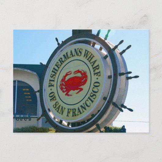 san fran wharf - teken briefkaart (Voorkant)