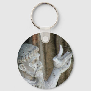 San Francis en de duif Sleutelhanger