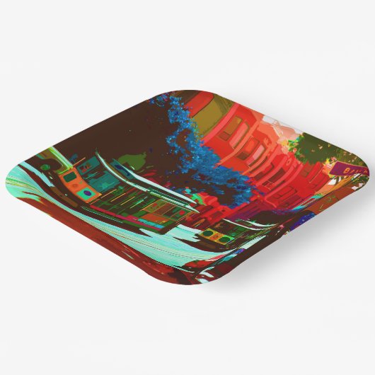 San Francisco 001 Papieren Bordje (Gebogen)