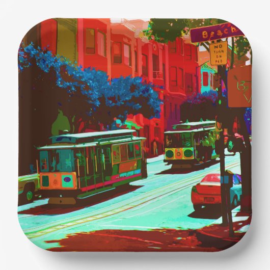 San Francisco 001 Papieren Bordje (Voorkant)