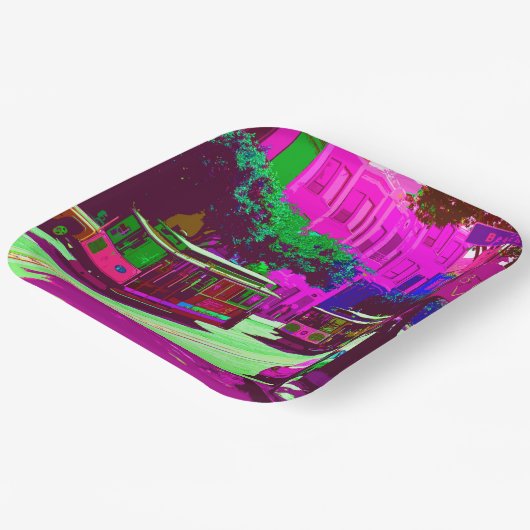 San Francisco 009 Papieren Bordje (Gebogen)