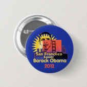 SAN FRANCISCO 2012-Button Ronde Button 5,7 Cm (Voorkant /achterkant)