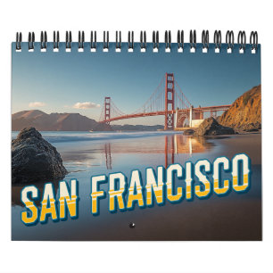 San Francisco 2025 Kalender - 12 iconische scènes