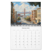 San Francisco 2025 Kalender - 12 iconische scènes (Jan 2026)