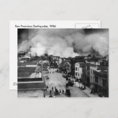 San Francisco Aardbeving Briefkaart (Voorkant / Achterkant)