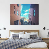 San Francisco Alleyway Canvas Afdruk (Insitu (Slaapkamer))