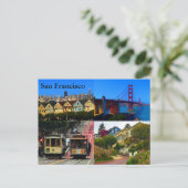 San Francisco Attractions #4 Briefkaart (Staand voorkant)
