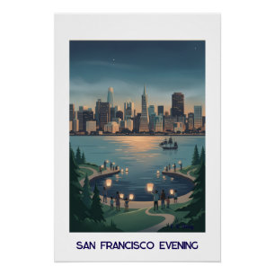 San Francisco Avond Perfect Poster