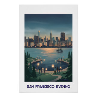 San Francisco Avond Perfect Poster