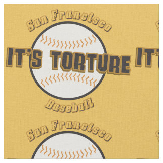 San Francisco Baseball Het is marteltextiel Stof