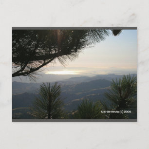 San Francisco Bay Area Blue Beach Song™-Briefkaa Briefkaart