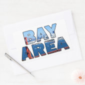 San Francisco Bay Area Rechthoekige Sticker (Envelop)