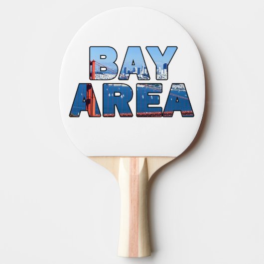 San Francisco Bay Area Tafeltennisbatje (Voorkant)