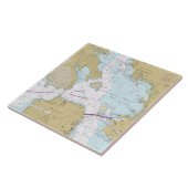 San Francisco Bay Nautical Chart Tegeltje (Zijkant)