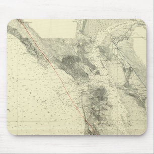San Francisco Bay toont San Andreas Rift Muismat