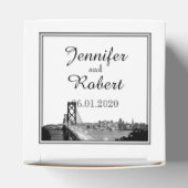 San Francisco Bestemming Bruiloft Favor Box Bedankdoosjes (Bovenkant)