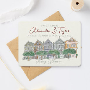 San Francisco Bewaar de uitnodiging voor de datum