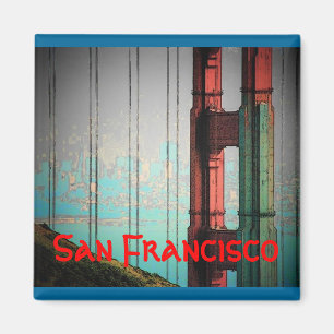 San Francisco (Blue) Magnet Magneet