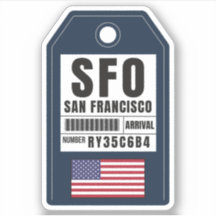 San Francisco Boarding Pass - California SFO