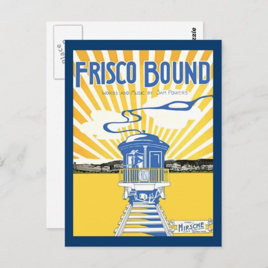 San Francisco Bound Briefkaart (Voorkant / Achterkant)