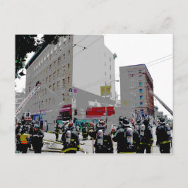 San Francisco brandt op de scène Briefkaart