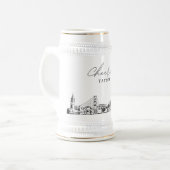 San Francisco Bridal Party Gift Gepersonaliseerd Bierpul (Voorkant links)