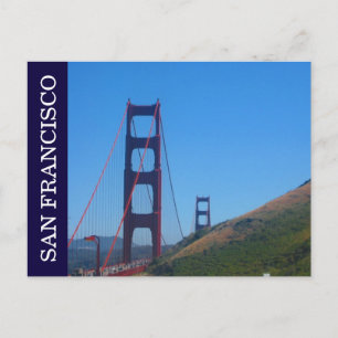 san francisco bridge briefkaart