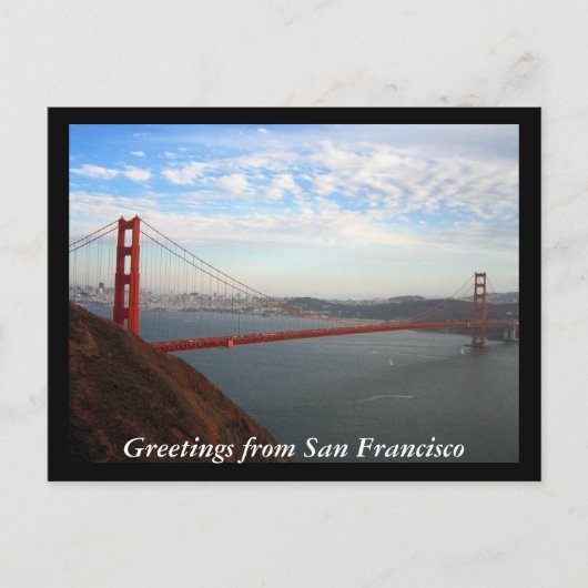 San Francisco Briefkaart (Voorkant)