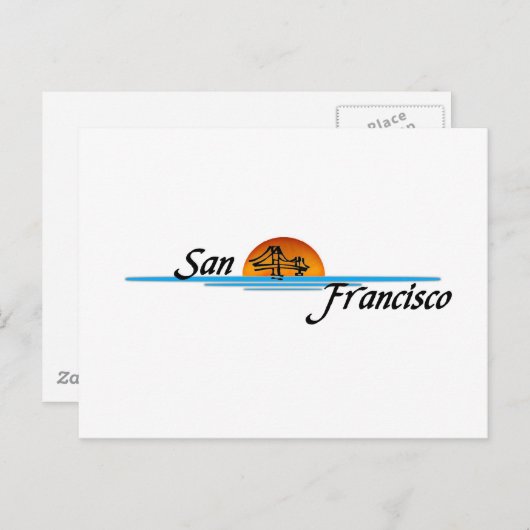 San Francisco Briefkaart (Voorkant / Achterkant)