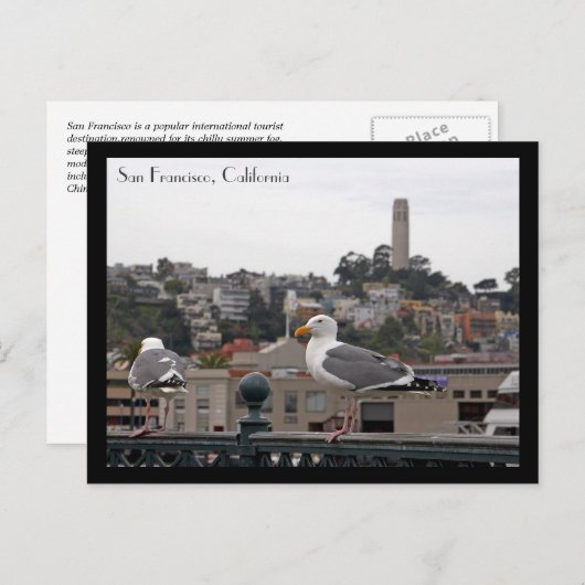 San Francisco Briefkaart (Voorkant / Achterkant)