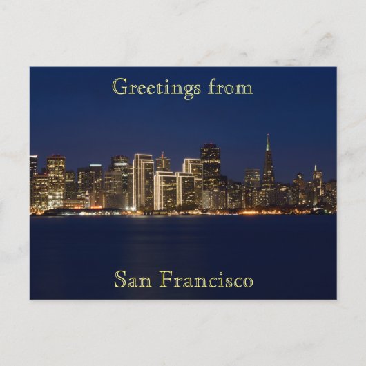 San Francisco briefkaart (Voorkant)