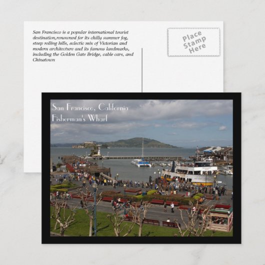 San Francisco Briefkaart (Voorkant / Achterkant)