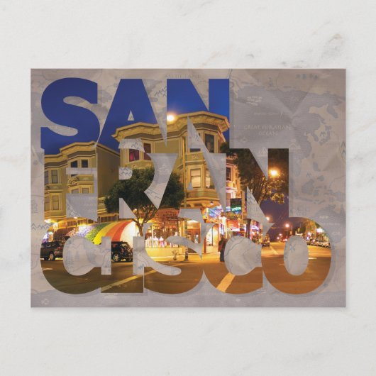 San Francisco Briefkaart (Voorkant)
