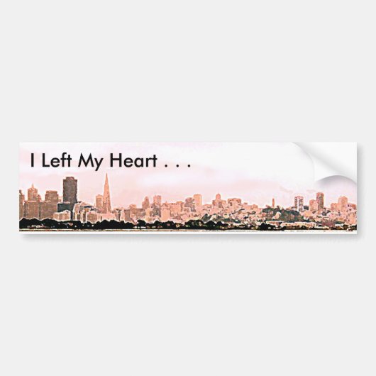 San Francisco Bumpersticker (Voorkant)