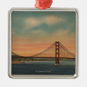 San Francisco, CA 2 Metalen Ornament