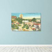 San Francisco, CA 3 Canvas Afdruk (Insitu (Houten vloer))